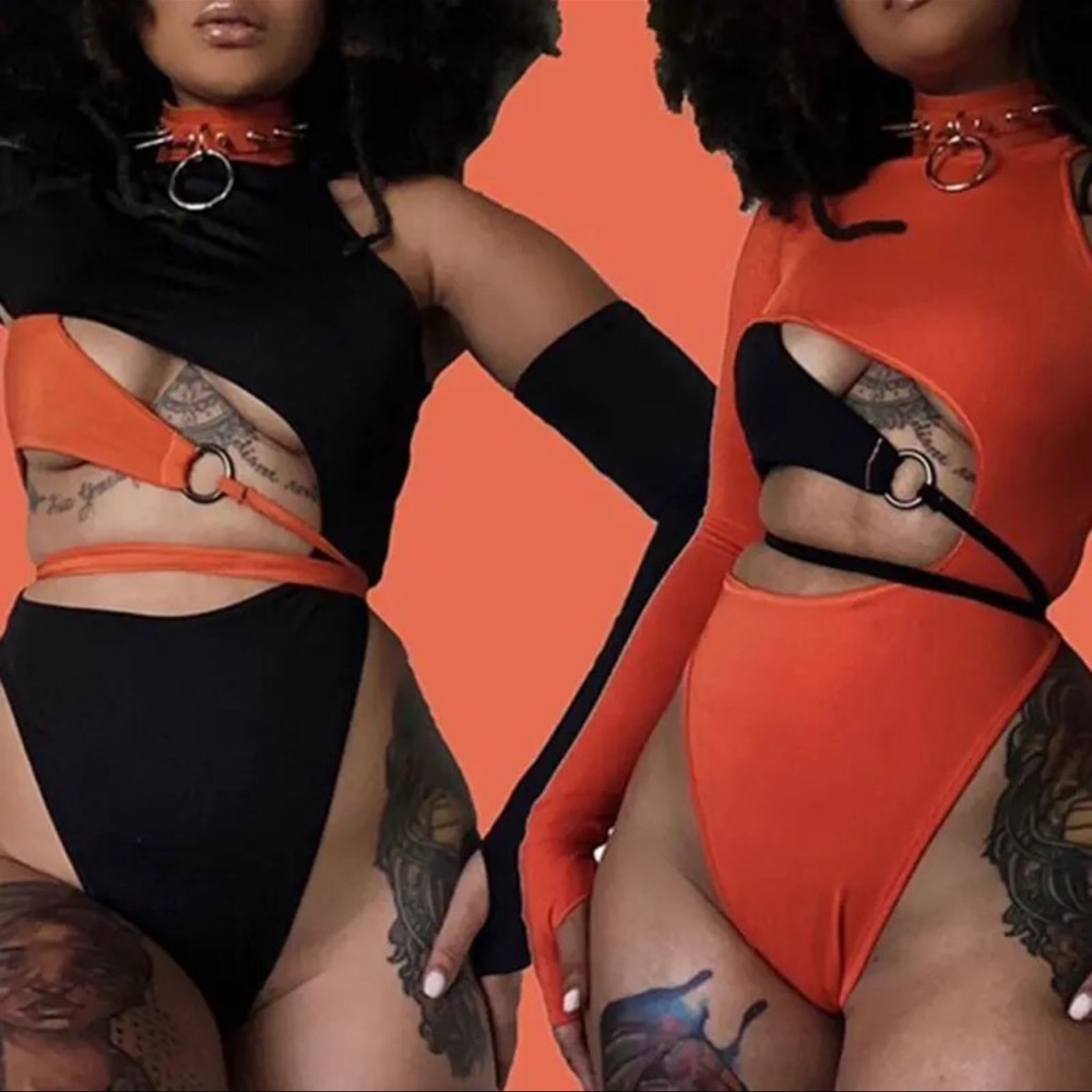 Women’s cutout leotard